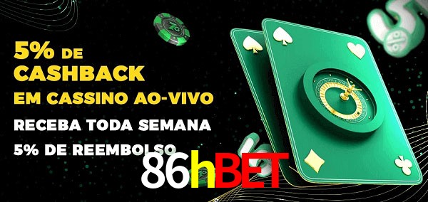 Promoções do cassino ao Vivo 86hbet